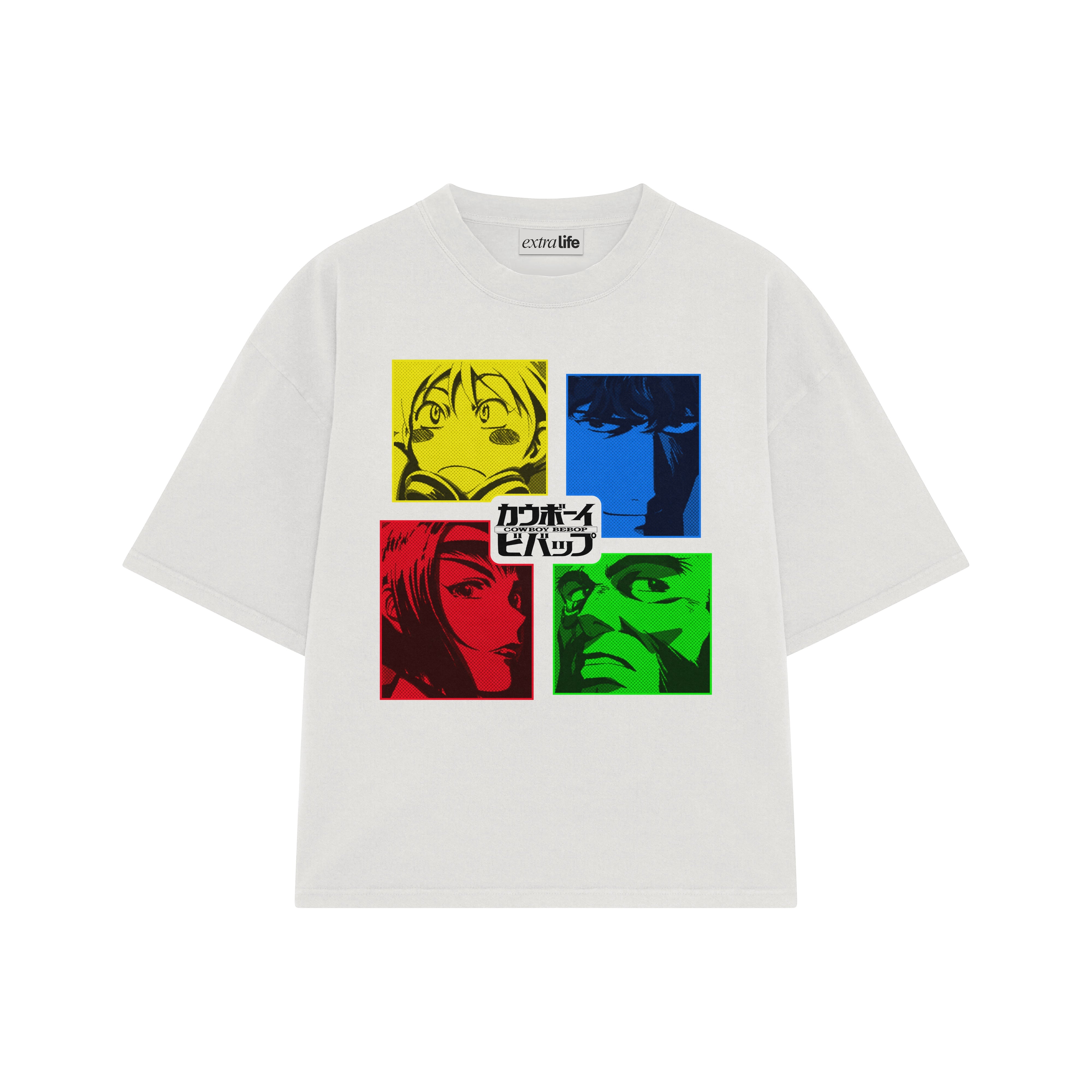 Vaqueros del Espacio | Los Rostros del Bebop #00514 - Playera Oversized Premium