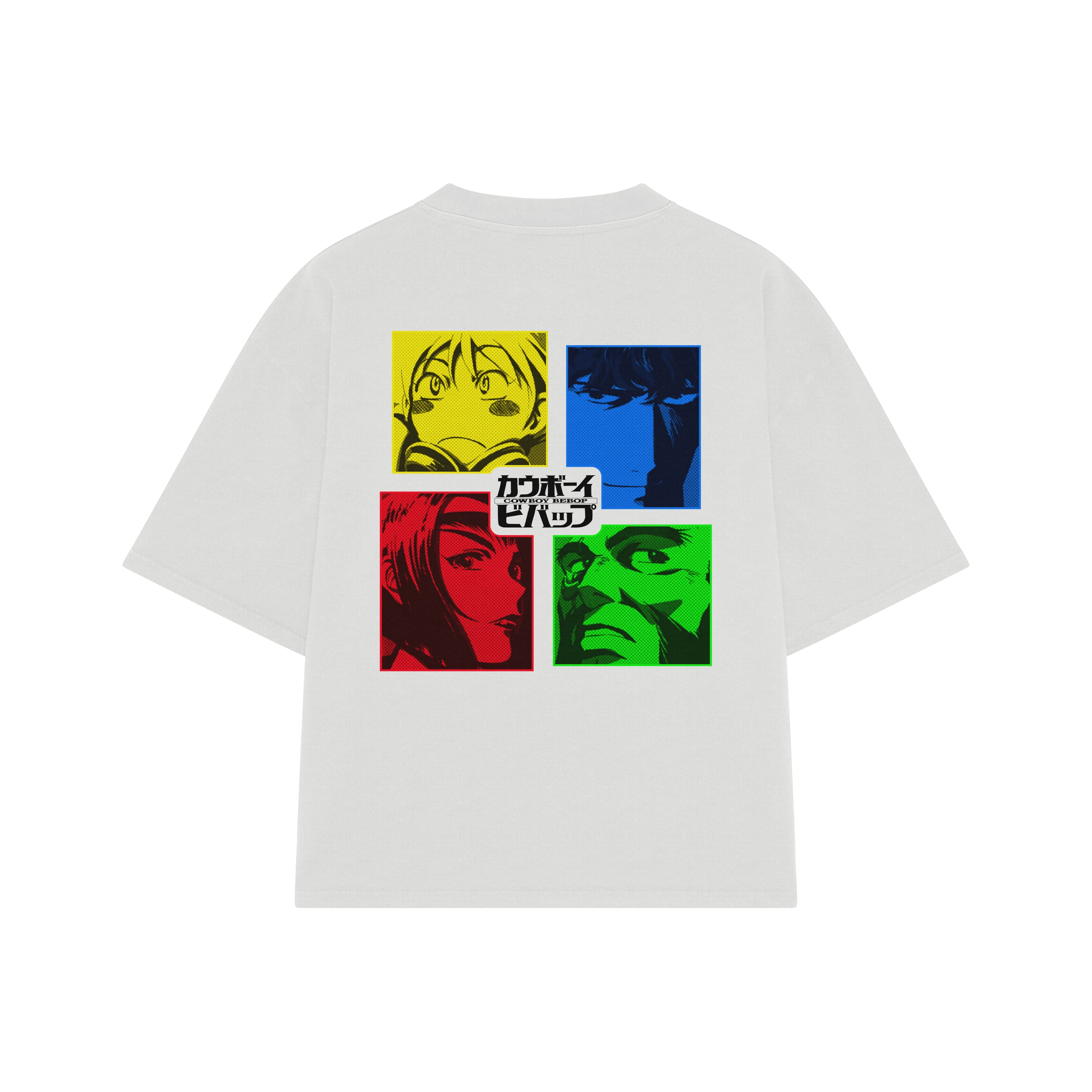 Vaqueros del Espacio | Los Rostros del Bebop #00514 - Playera Oversized Premium